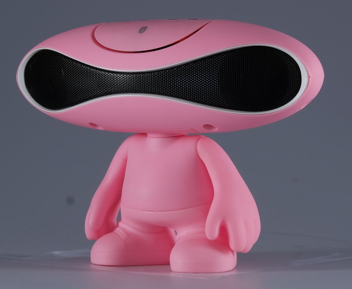 Wonky Monkey SP-PP50PK Space Speaker bluetooth draadloze speaker roze