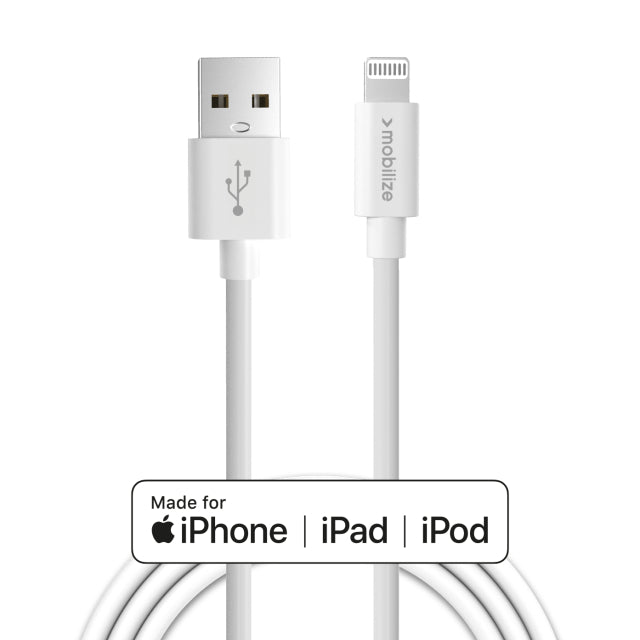 Mobilize Cable USB to Apple MFi Lightning 1m. 12W White