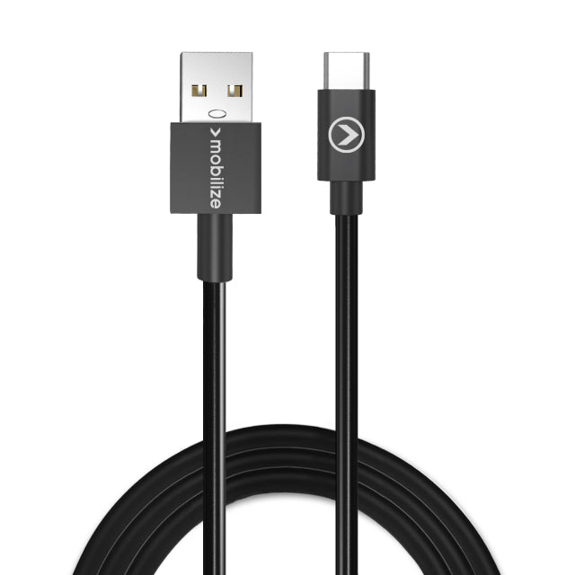 Mobilize Charge/Sync Cable USB-C 1m. 15W Black