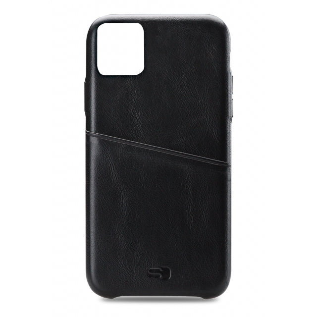 Senza Pure Leather Cover with Card Slot Apple iPhone 11 Deep Black