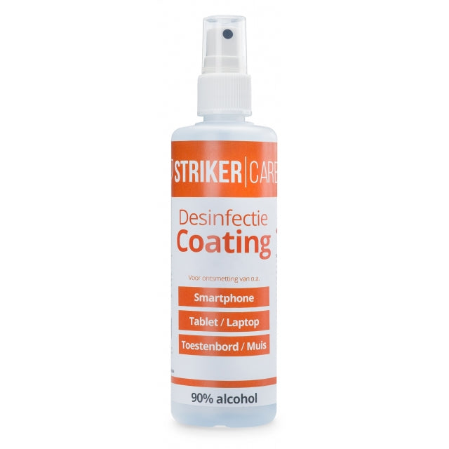 Striker Coating Desinfectie Coating voor o.a. Smartphone, Tablet, Laptop, Toetsenbord 125ml (>90PCT alcohol)