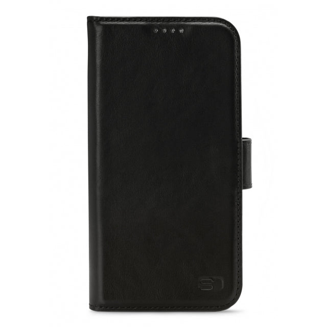 Senza Pure Leather Wallet Apple iPhone 13 Mini Deep Black