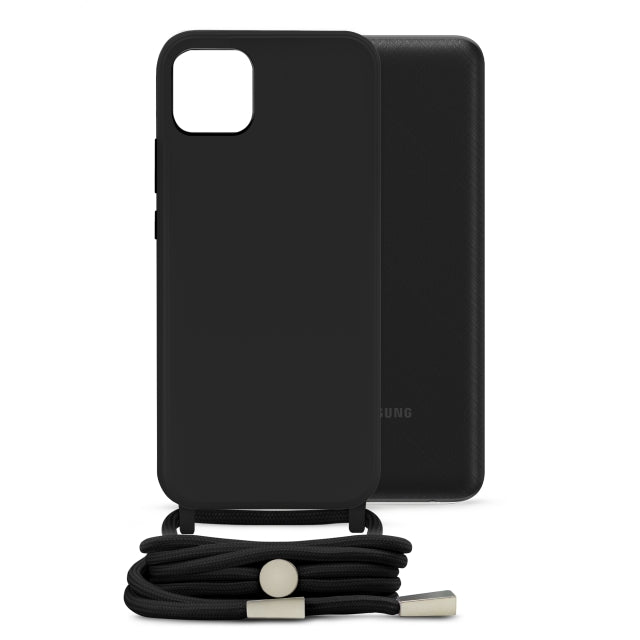 Mobilize Lanyard Gelly Case for Samsung Galaxy A03 Black