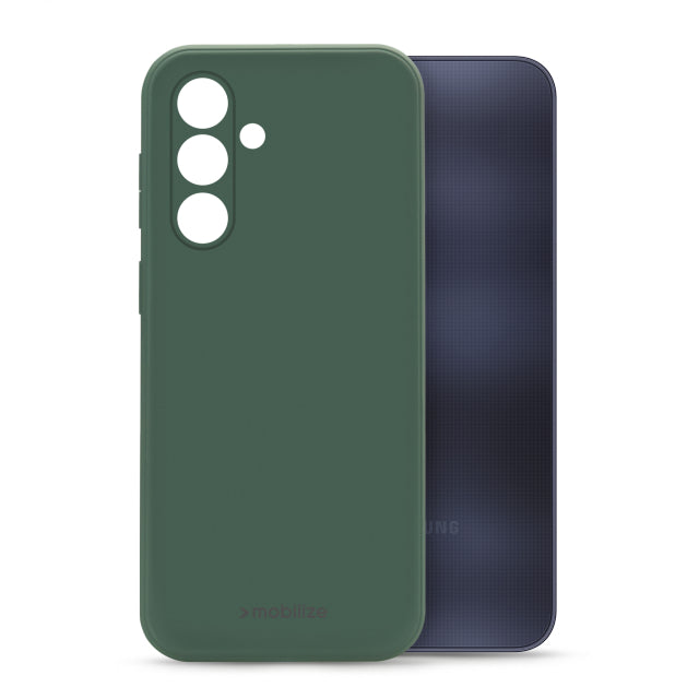 Mobilize Rubber Gelly Case Samsung Galaxy A25 5G Matt Green