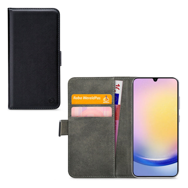 Mobilize Classic Gelly Wallet Book Case Samsung Galaxy A25 5G Black