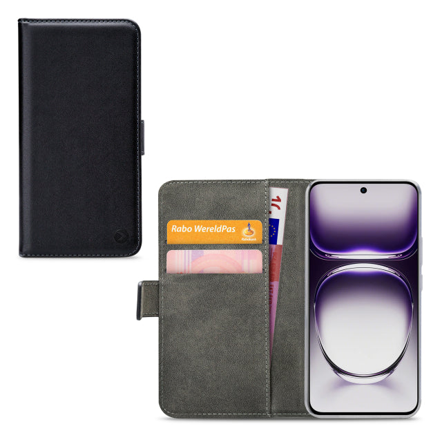 Mobilize Classic Gelly Wallet Book Case OPPO Reno12 Black