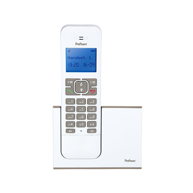 PDX-8400 Profoon DECT Telefoon White/Taupe