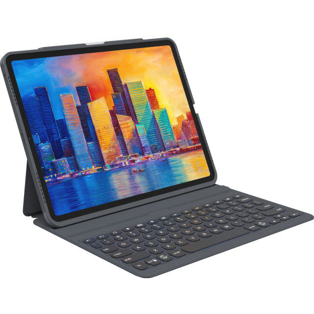 ZAGG Pro Keys Bluetooth Keyboard Case for Apple iPad Pro 12.9 (2018/2020/2021) AZERTY Black