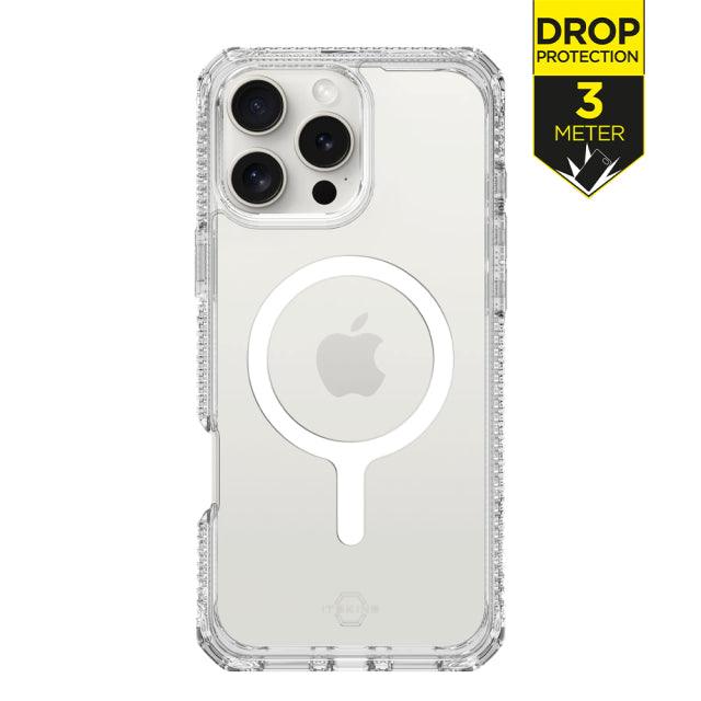 ITSKINS Level 2 HybridMagClear_R for Apple iPhone 16 Pro Transparent