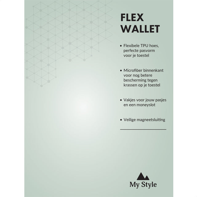 POS Forex Product Signing 20x15cm incl. magneet/klittenband My Style Flex Wallet Green Leopard