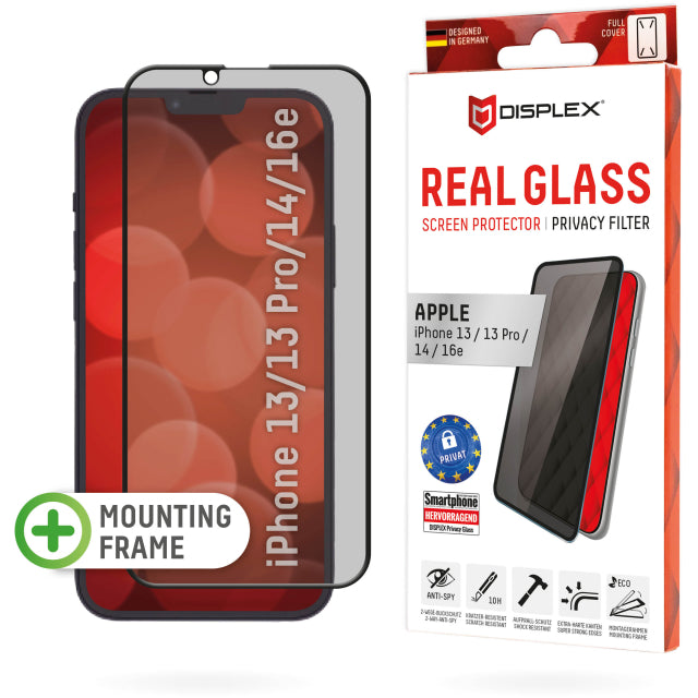 DISPLEX Privacy Glass FC Apple iPhone 13/13 Pro/14