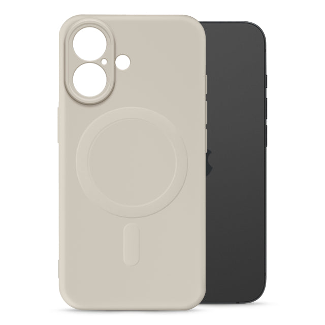 My Style Protective Flex Magsafe Compatible Case for Apple iPhone 16 Antique White