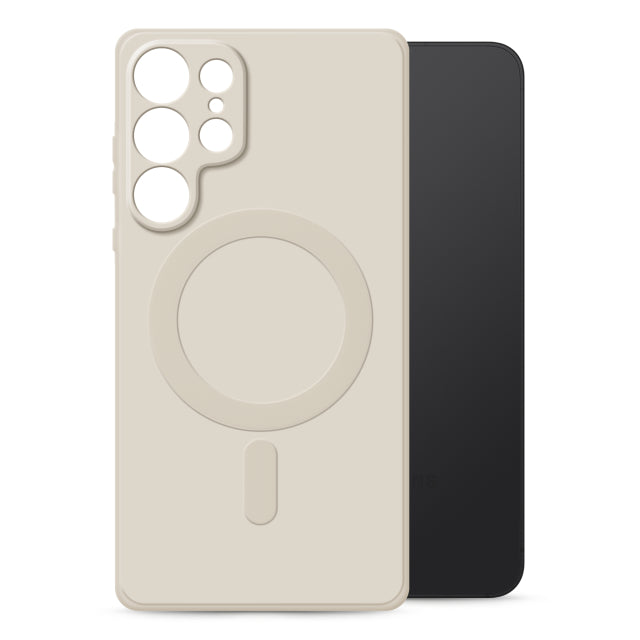 My Style Protective Flex Magsafe Compatible Case for Samsung Galaxy S25 Ultra 5G Antique White