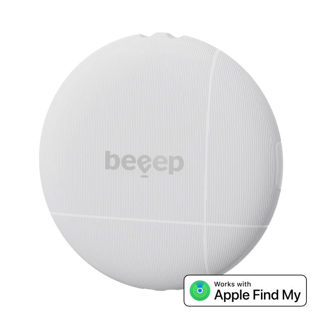 Beeep BeTag Find My Tracker White & Keychain White - 1 pack