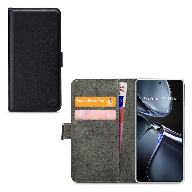 Mobilize Classic Gelly Wallet Book Case ASUS Zenfone 12 Ultra Black