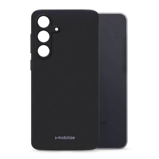 Mobilize Rubber Gelly Case Samsung Galaxy S25 FE Matt Black