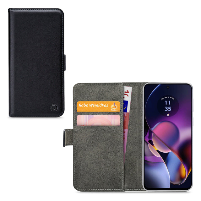 Mobilize Classic Gelly Wallet Book Case Motorola Moto G54 Power Black