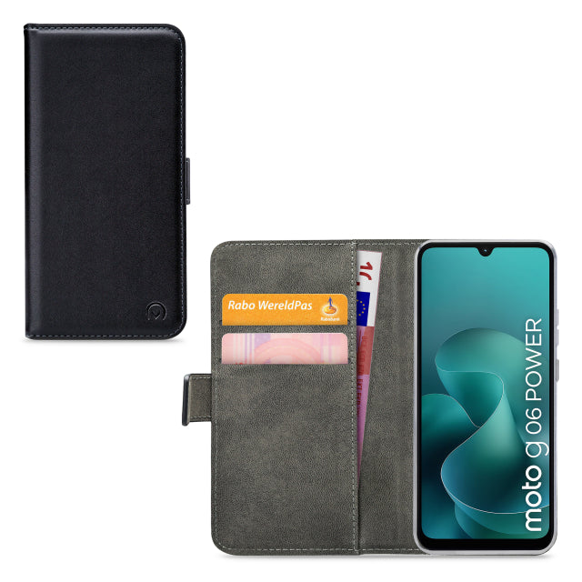 Mobilize Classic Gelly Wallet Book Case Motorola Moto G06/G06 Power Black