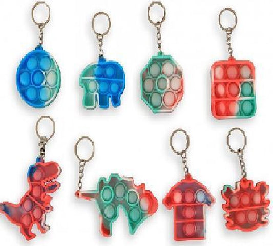 Magic Fidget Pop-it sleutelhanger 7cm (1 stuk) assorti