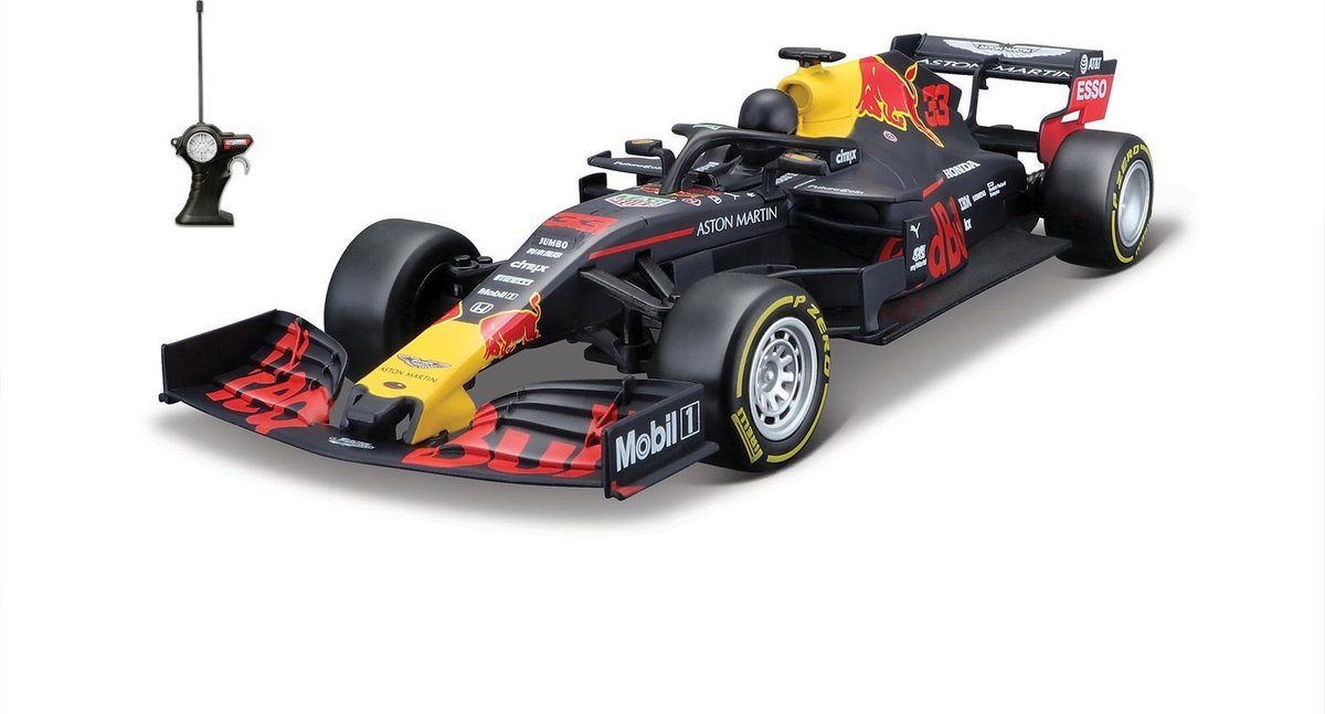 Red Bull Racing Max Verstappen Bestuurbare Auto - RB15 - 1:24 - Vanaf 6 jaar