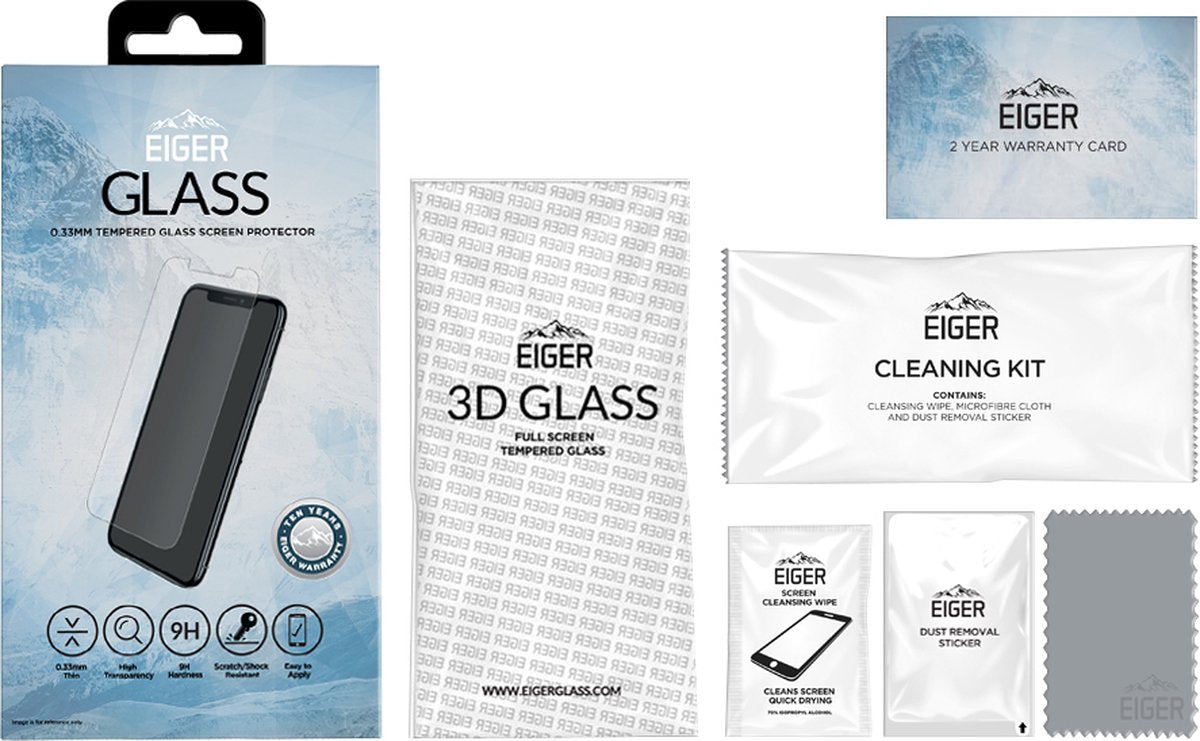Eiger 2.5D SP Glass Apple iPhone 11 Pro / XS / X clear