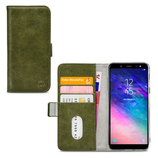 Mobilize Elite Gelly Wallet Book Case Samsung Galaxy A6+ 2018 Green