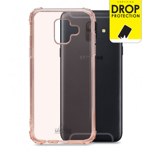 My Style Protective Flex Case for Samsung Galaxy A6 2018 Soft Pink