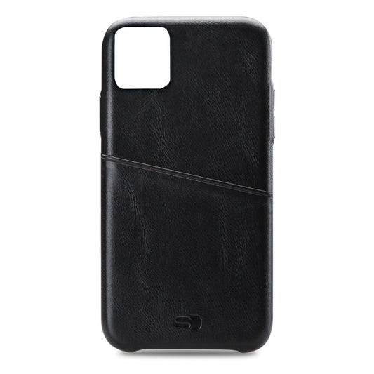 Senza Pure Leather Cover with Card Slot Apple iPhone 11 Deep Black
