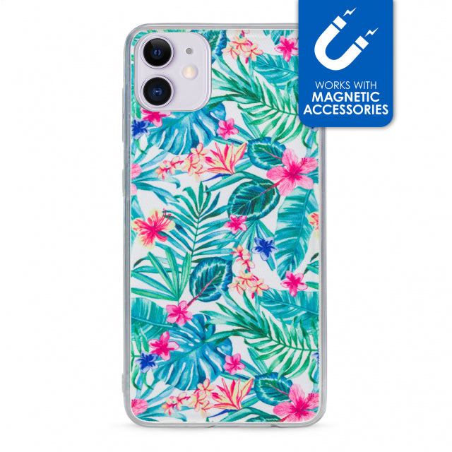 My Style Magneta Case for Apple iPhone 11 White Jungle