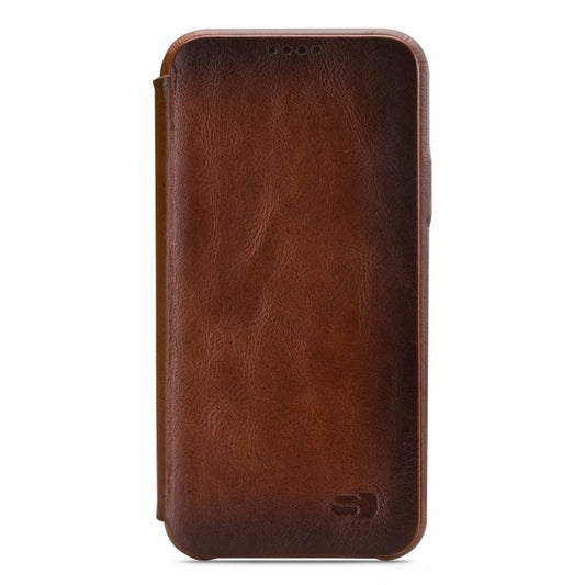 Senza Desire Skinny Leather Wallet Apple iPhone 7 Plus/8 Plus Burned Cognac