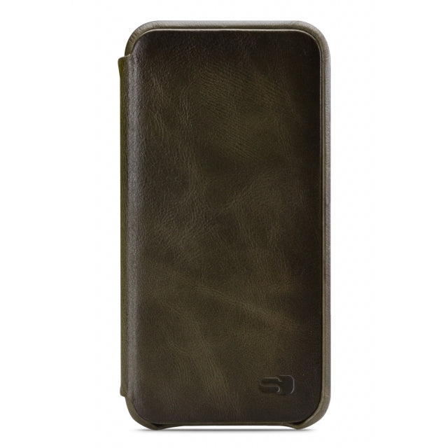 Senza Desire Skinny Leather Wallet Apple iPhone X/Xs Burned Olive
