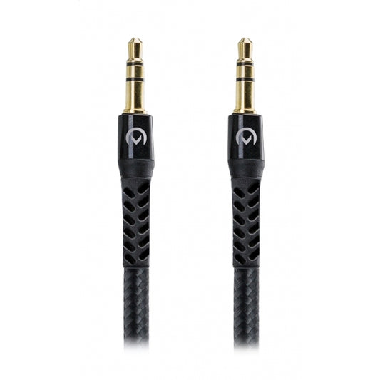 Mobilize Strong Nylon Aux Cable 1.5m Black
