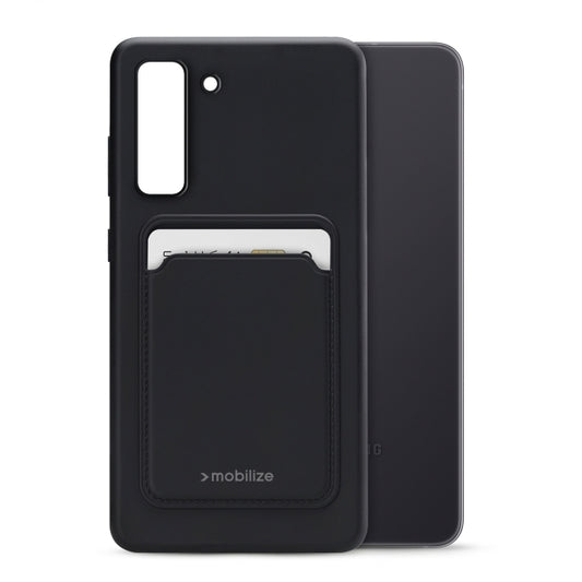Mobilize Rubber Gelly Card Case Samsung Galaxy S21 FE 5G Matt Black