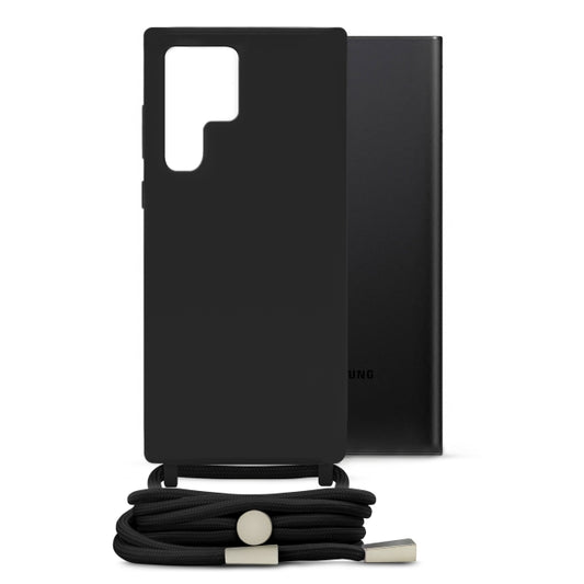 Mobilize Lanyard Gelly Case for Samsung Galaxy S22 Ultra 5G Black