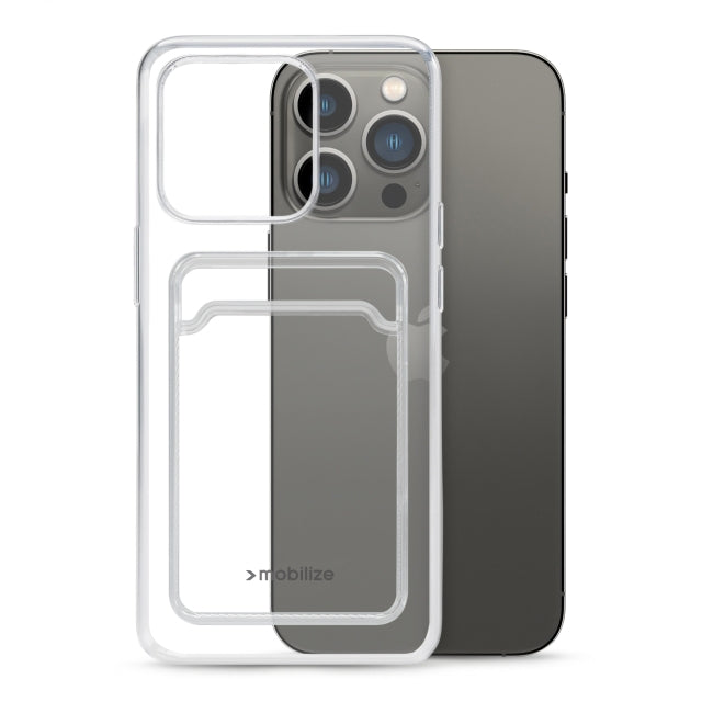 Mobilize Gelly Card Case Apple iPhone 13 Pro Clear