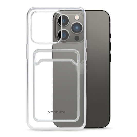 Mobilize Gelly Card Case Apple iPhone 13 Pro Clear