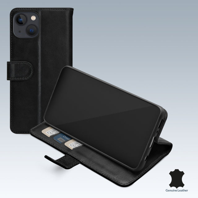 Mobilize Leather Wallet Apple iPhone 13/14/15 Black