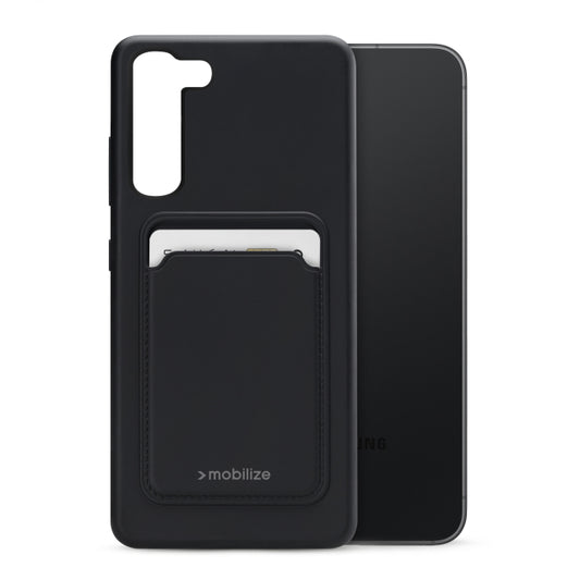 Mobilize Rubber Gelly Card Case Samsung Galaxy S23+ 5G Matt Black