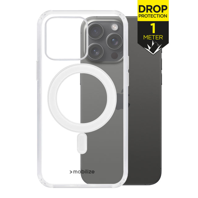 Mobilize Magsafe Compatible Naked Protection Case for Apple iPhone 15 Pro Max Clear