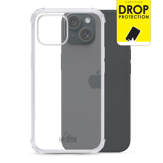My Style Protective Flex Case for Apple iPhone 15 Clear