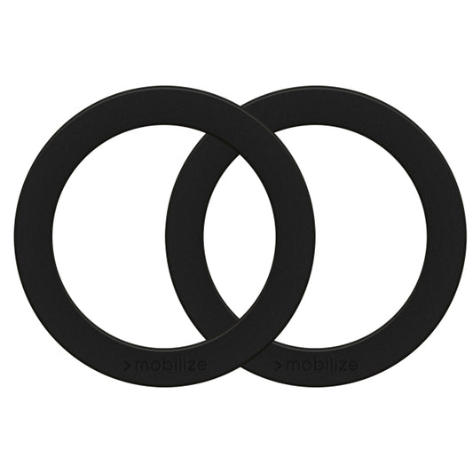 Mobilize Magsafe Compatible Metal Ring Black (2-Pack)