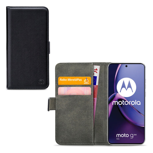 Mobilize Classic Gelly Wallet Book Case Motorola Moto G84 Black