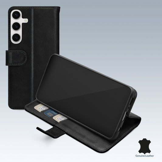 Mobilize Leather Wallet Samsung Galaxy S24 5G/S25 5G Black