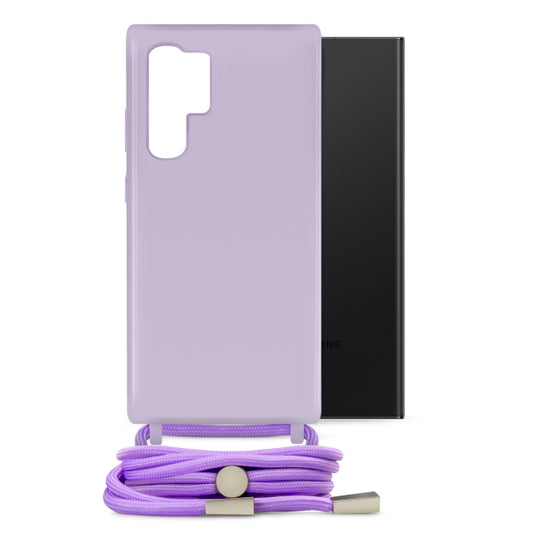 Mobilize Lanyard Gelly Case for Samsung Galaxy S24 Ultra 5G Pastel Purple