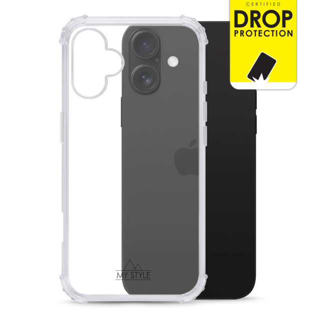My Style Protective Flex Case for Apple iPhone 16 Plus Clear