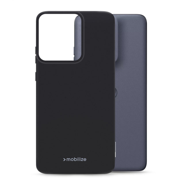 Mobilize Rubber Gelly Case Motorola Edge 50 Matt Black