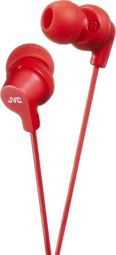 JVC HA-FX10RE-F - In Ear hoofdtelefoon - Licht Rood