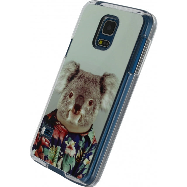 Xccess Metal Plate Cover Samsung Galaxy S5 mini Funny Koala