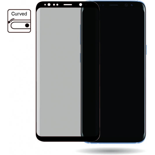 Mobilize Edge-To-Edge Glass Screen Protector Samsung Galaxy S8+ Black