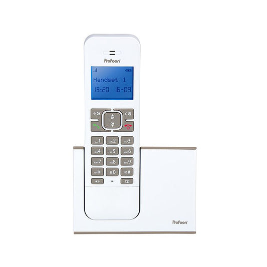 PDX-8400 Profoon DECT Telefoon White/Taupe